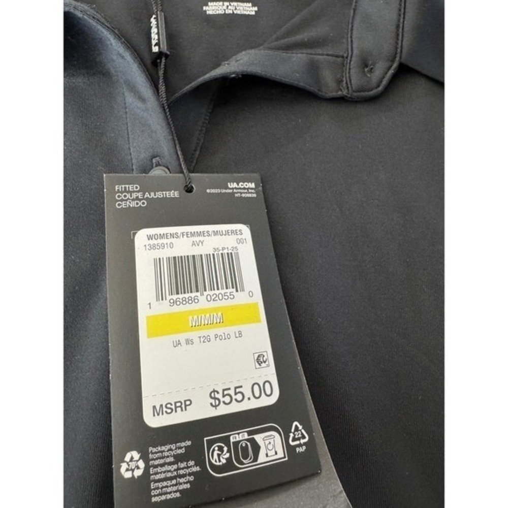 Under Armour Women's Tech T2G Polo Shirt - New with Tags Golf Ready - Picture 8 of 9